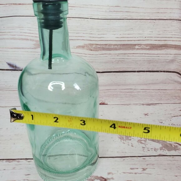 Glass Vinegar Olive Oil Dressing Empty Container With Spout - Picture 7 of 9